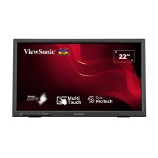 ViewSonic TD2223-2 22 Inch (21.5 Inch Viewable) Full HD HDMI, VGA, DVI, USB-B, Dual USB-A Touch Portable Monitor